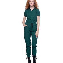 Load image into Gallery viewer, Love collection:  Forest Green scrub pants
